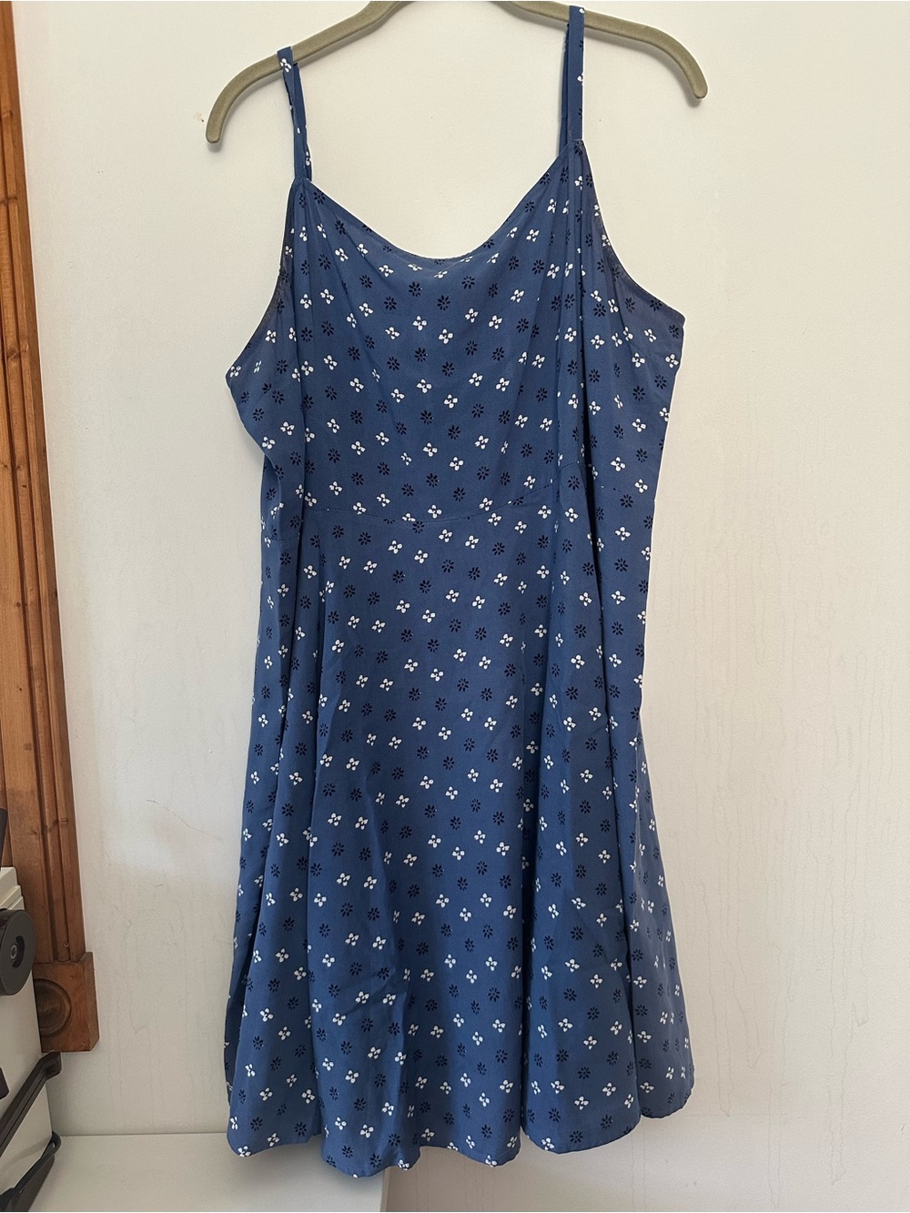 GAP Blue Floral Smocked Sundress